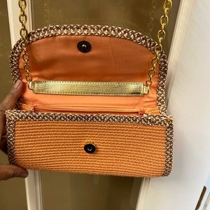 Kelly & Katie women crossbody straw hand bag